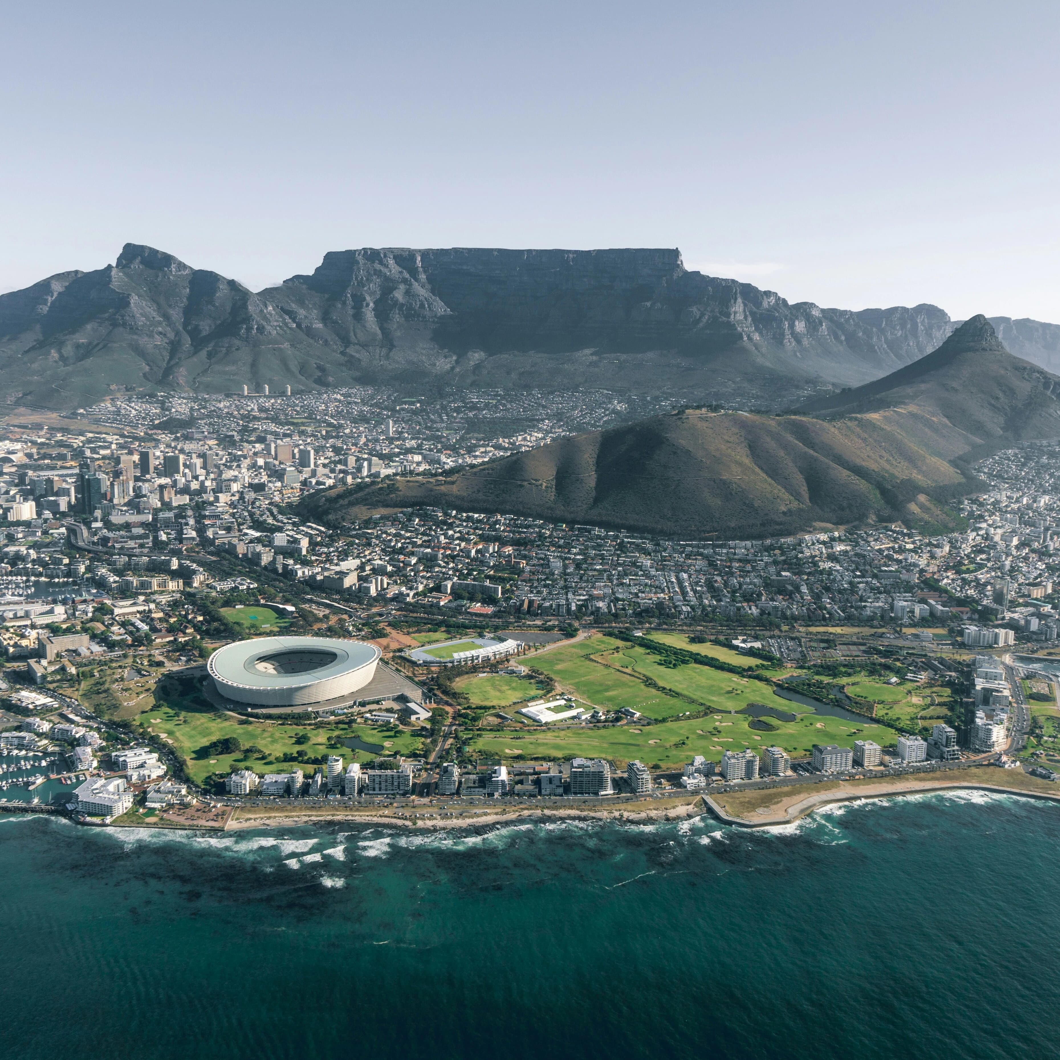 Paysage urbain de Le Cap